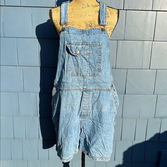 Cherokee Denim - Cherokee blue denim shirt overalls XL NWOT cute boho